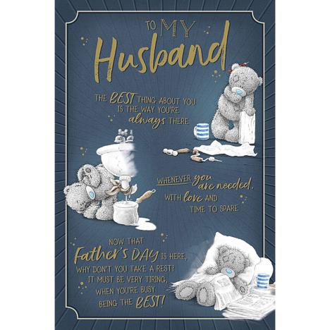 Husband Verse Me to You Bear Father's Day Card £2.49